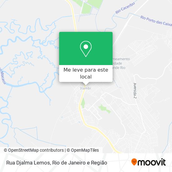 Rua Djalma Lemos mapa