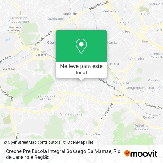 Creche Pre Escola Integral Sossego Da Mamae mapa