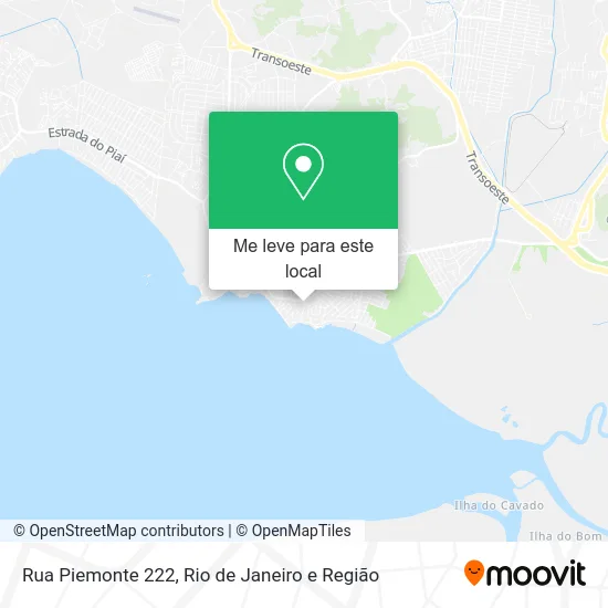 Rua Piemonte 222 mapa