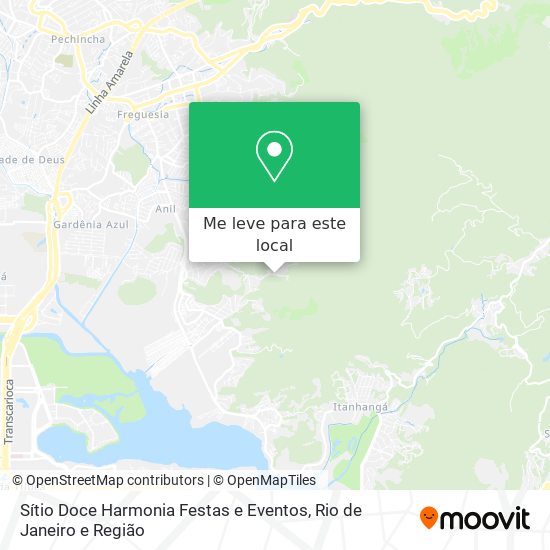 Sítio Doce Harmonia Festas e Eventos mapa