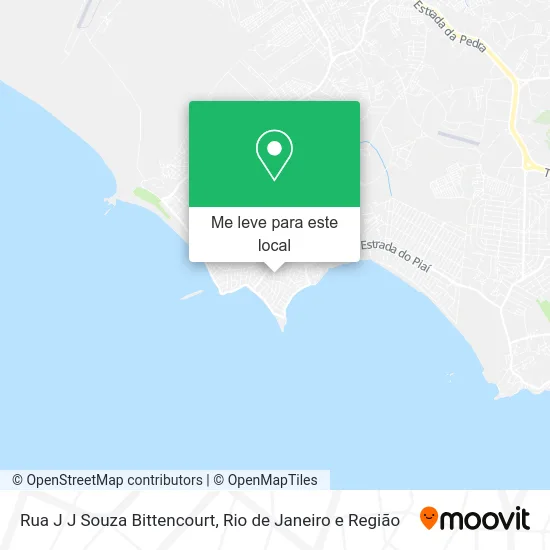 Rua J J Souza Bittencourt mapa