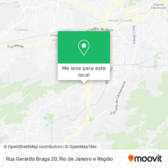 Rua Gerardo Braga 20 mapa