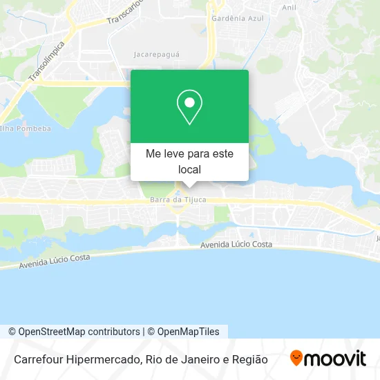 Carrefour Hipermercado mapa