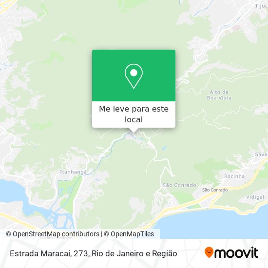 Estrada Maracai, 273 mapa