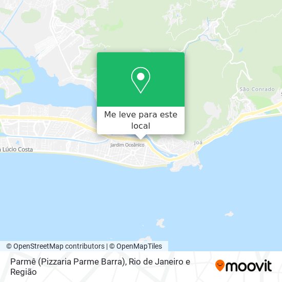 Parmê (Pizzaria Parme Barra) mapa