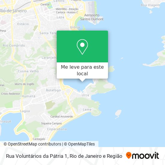 Rua Voluntários da Pátria 1 mapa