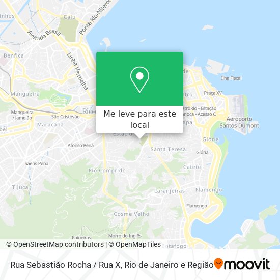 Rua Sebastião Rocha / Rua X mapa