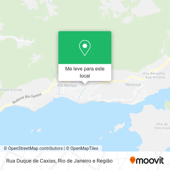 Rua Duque de Caxias mapa