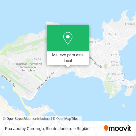 Rua Joracy Camargo mapa