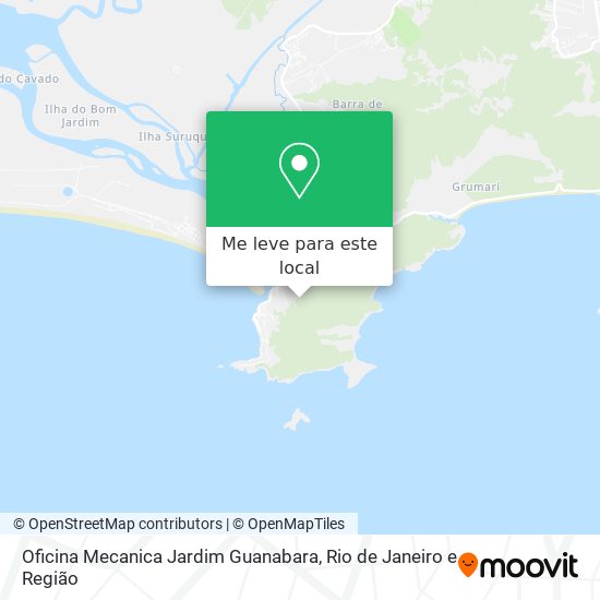 Oficina Mecanica Jardim Guanabara mapa