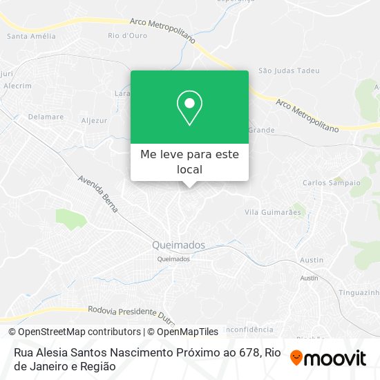 Rua Alesia Santos Nascimento Próximo ao 678 mapa