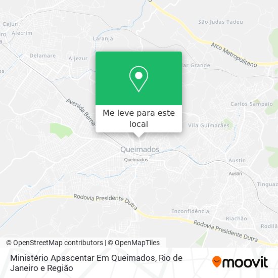 Ministério Apascentar Em Queimados mapa