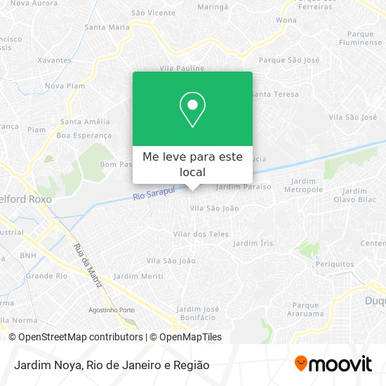 Jardim Noya mapa