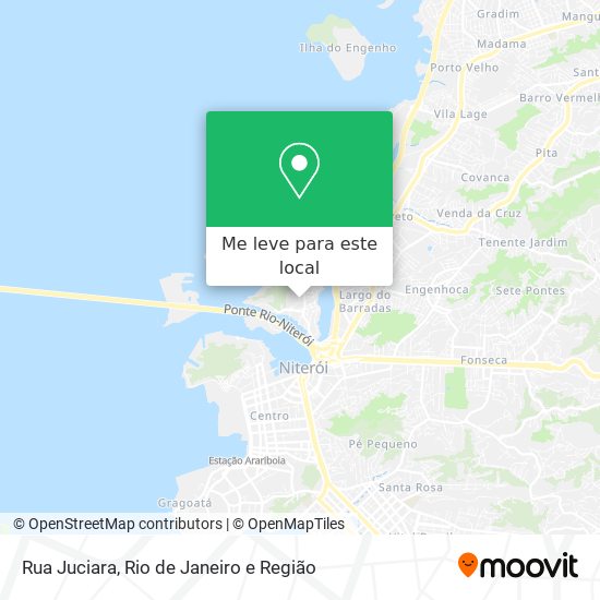 Rua Juciara mapa
