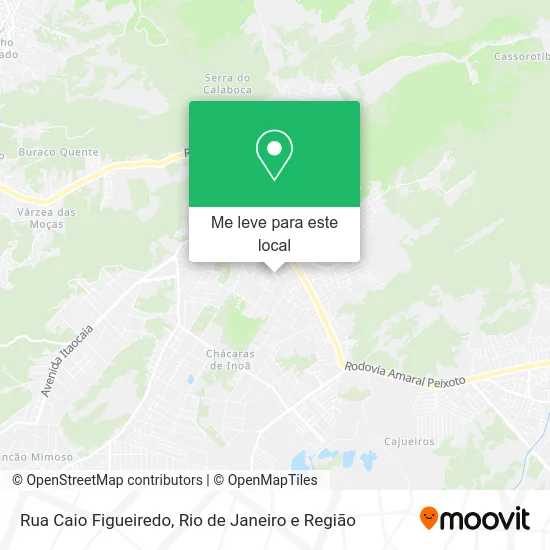 Rua Caio Figueiredo mapa