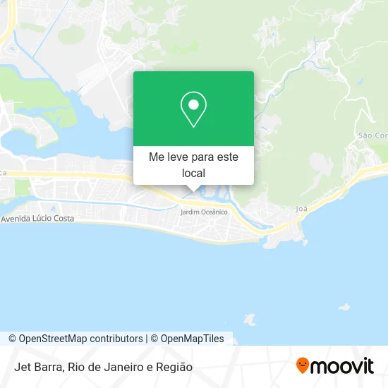 Jet Barra mapa