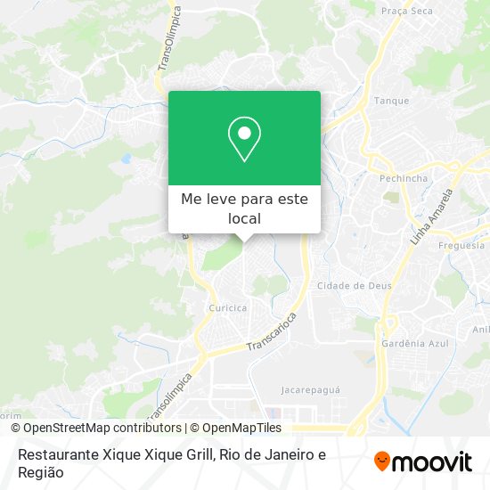 Restaurante Xique Xique Grill mapa