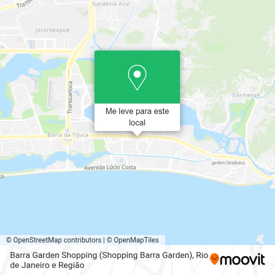 Barra Garden Shopping mapa