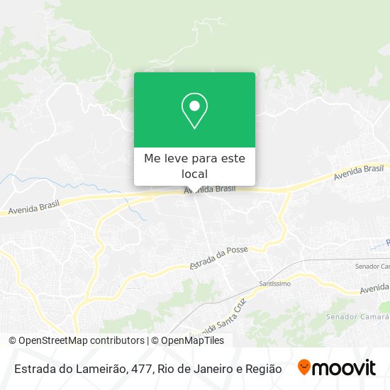 Estrada do Lameirão, 477 mapa