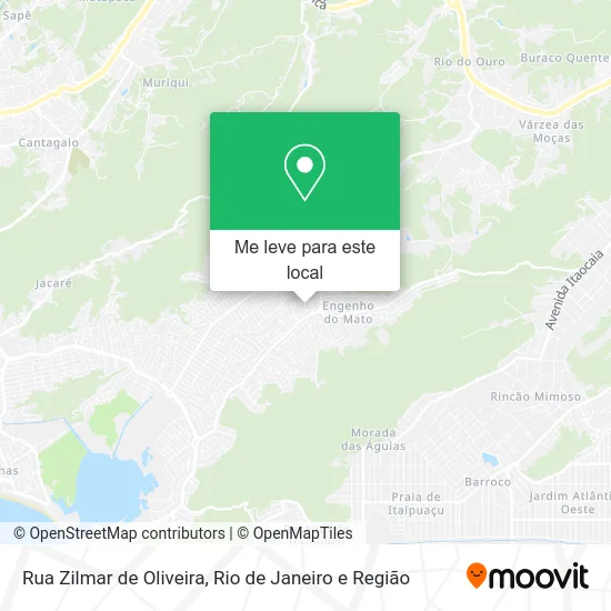 Rua Zilmar de Oliveira mapa