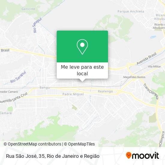 Rua São José, 35 mapa