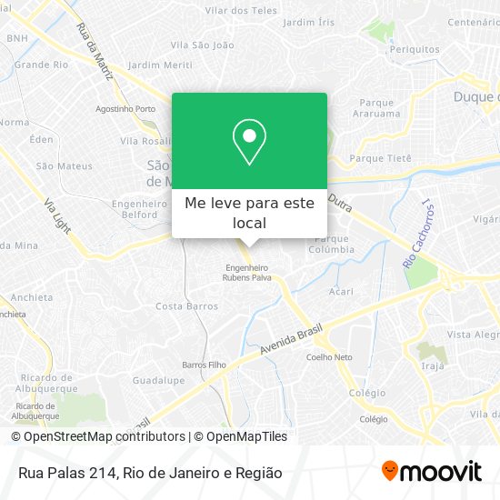 Rua Palas 214 mapa