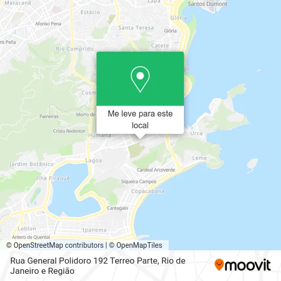 Rua General Polidoro 192 Terreo Parte mapa