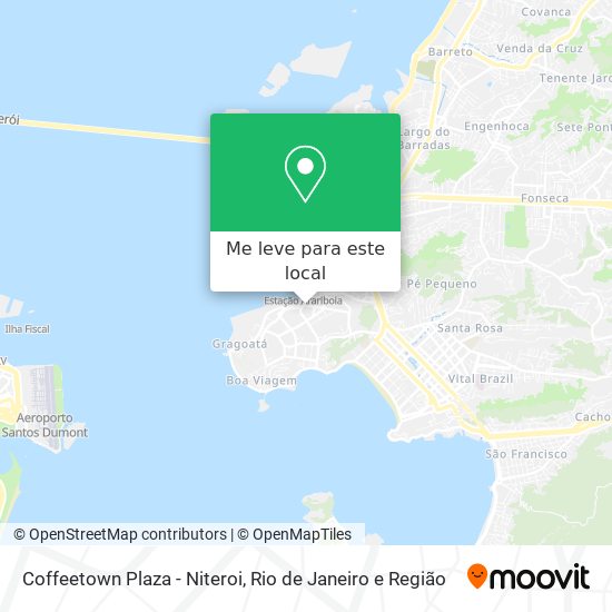 Coffeetown Plaza - Niteroi mapa