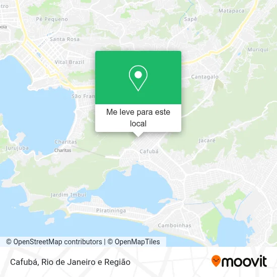 Cafubá mapa