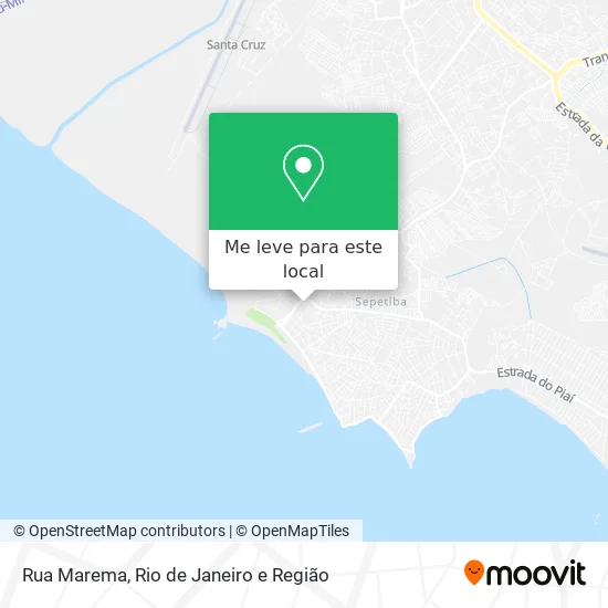 Rua Marema mapa