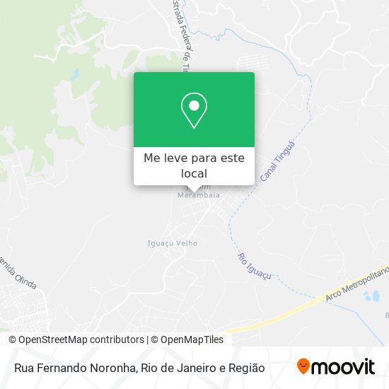 Rua Fernando Noronha mapa