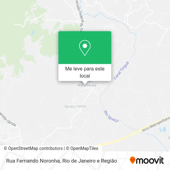 Rua Fernando Noronha mapa