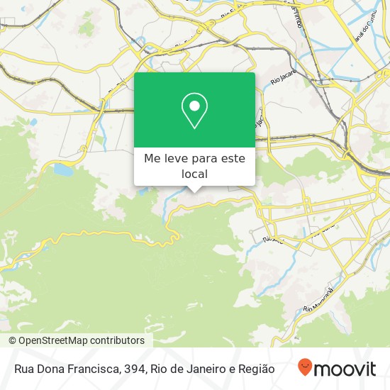 Rua Dona Francisca, 394 mapa