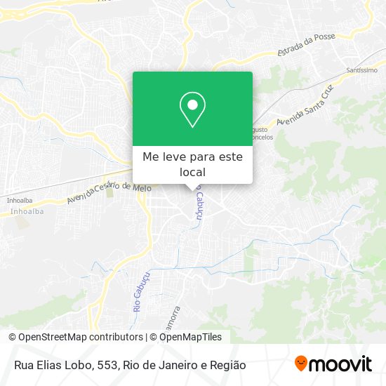 Rua Elias Lobo, 553 mapa
