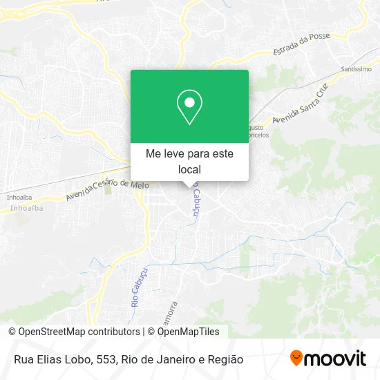 Rua Elias Lobo, 553 mapa