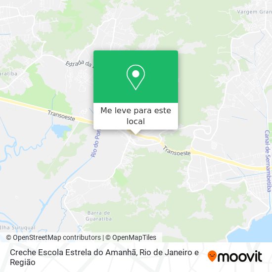 Creche Escola Estrela do Amanhã mapa