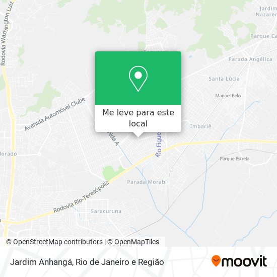 Jardim Anhangá mapa