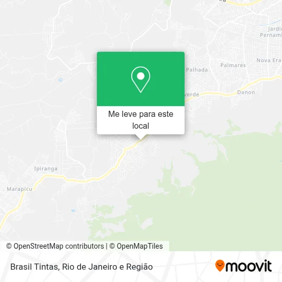 Brasil Tintas mapa