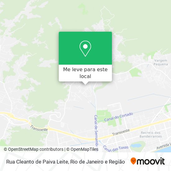 Rua Cleanto de Paiva Leite mapa