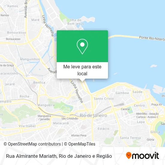 Rua Almirante Mariath mapa