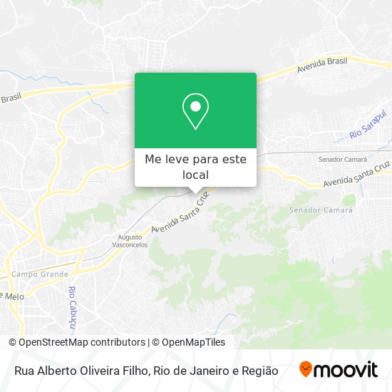 Rua Alberto Oliveira Filho mapa