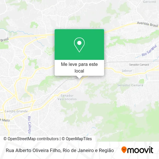 Rua Alberto Oliveira Filho mapa
