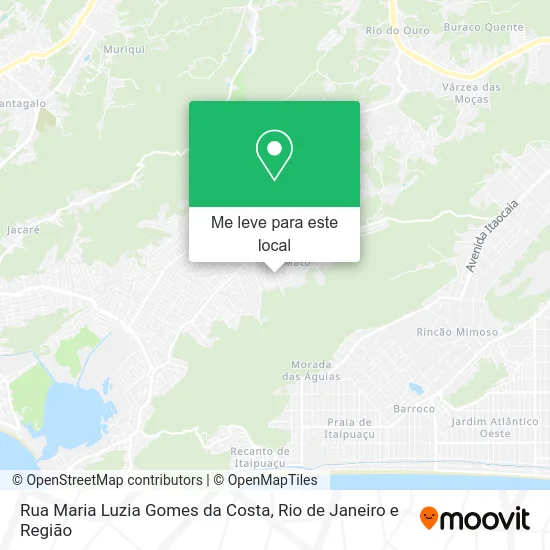 Rua Maria Luzia Gomes da Costa mapa