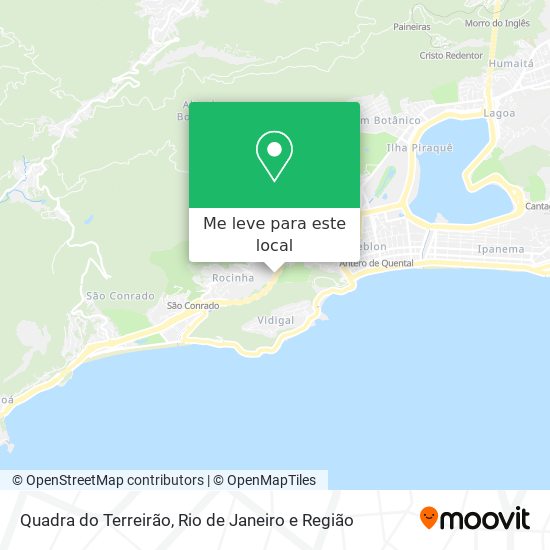 Quadra do Terreirão mapa