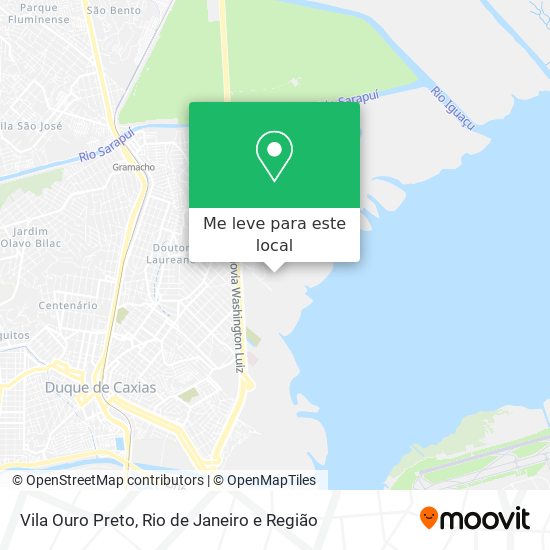 Vila Ouro Preto mapa