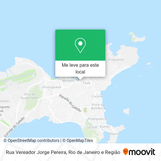 Rua Vereador Jorge Pereira mapa