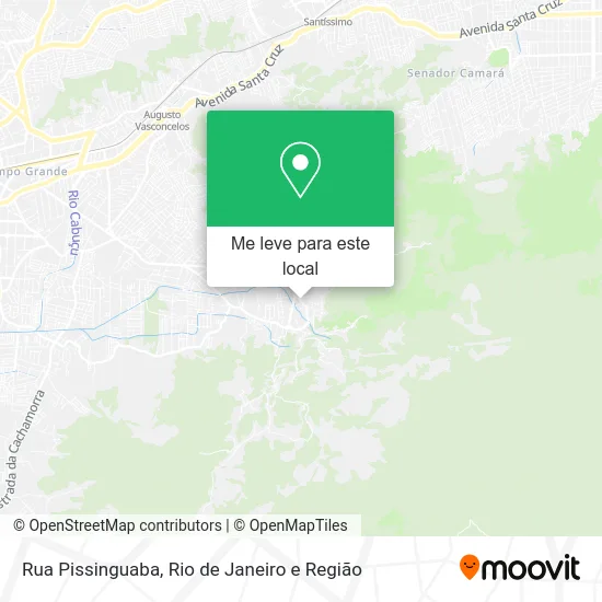 Rua Pissinguaba mapa
