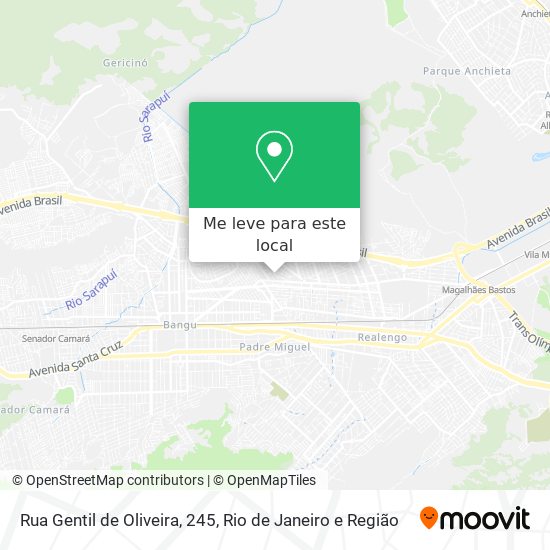 Rua Gentil de Oliveira, 245 mapa