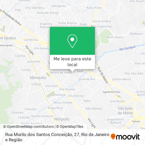 Rua Murilo dos Santos Conceição, 27 mapa