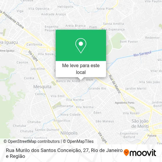 Rua Murilo dos Santos Conceição, 27 mapa